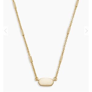 Kendra Scott Fern Pendant Necklace in Gold